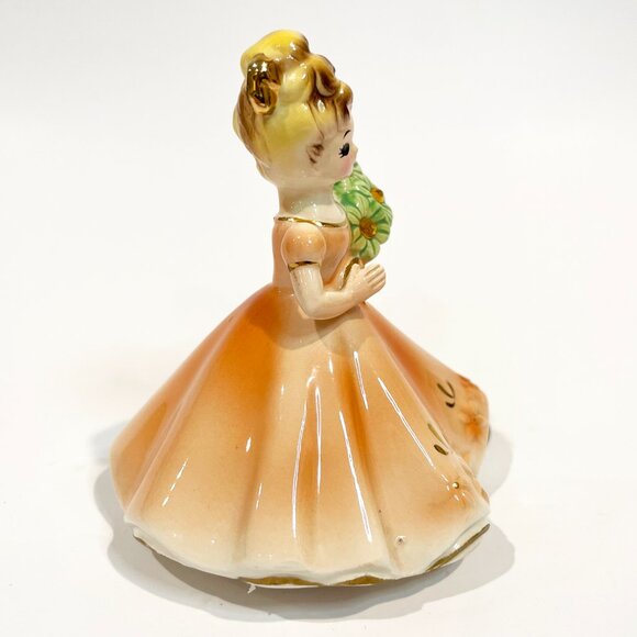 Josef Originals November Topaz Figurine Birthstone Birthday Girl Vintage - Picture 4 of 7